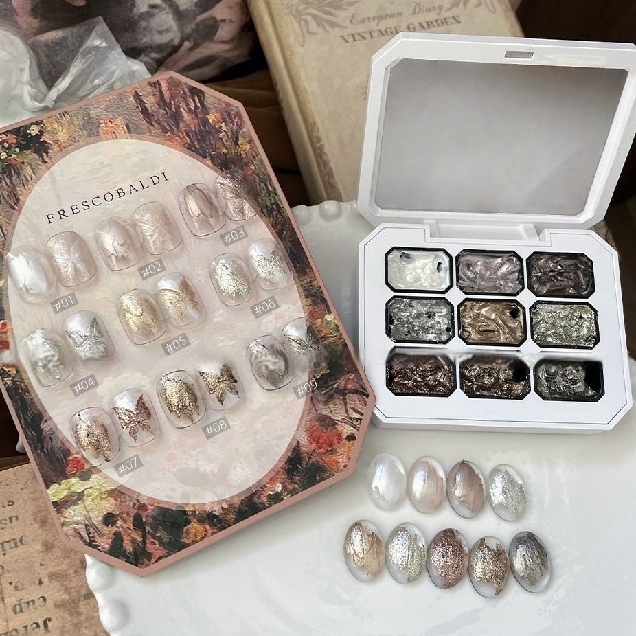 9 Grid Solid Nail Polish, Meta - đánh giá và giá Hair Care Gel