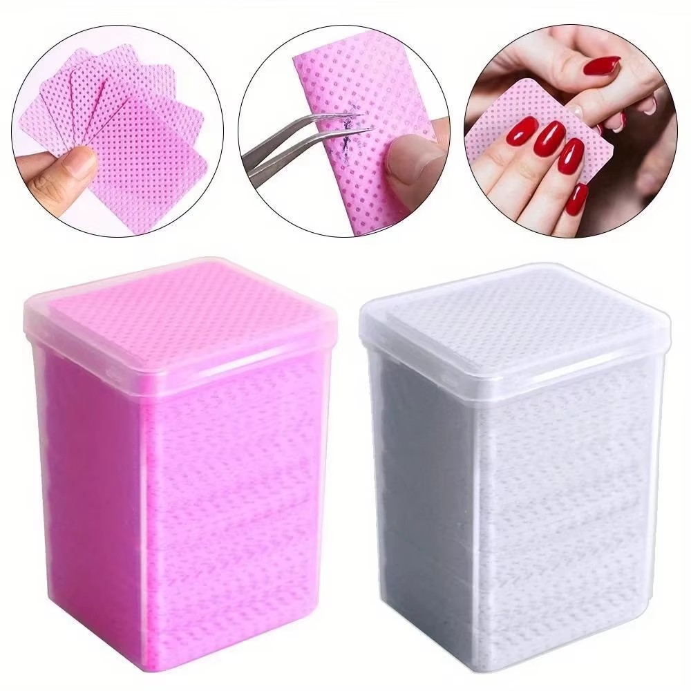 200Pcs Pink Lint-Free Nail Pol - đánh giá và giá Hair Care Gel