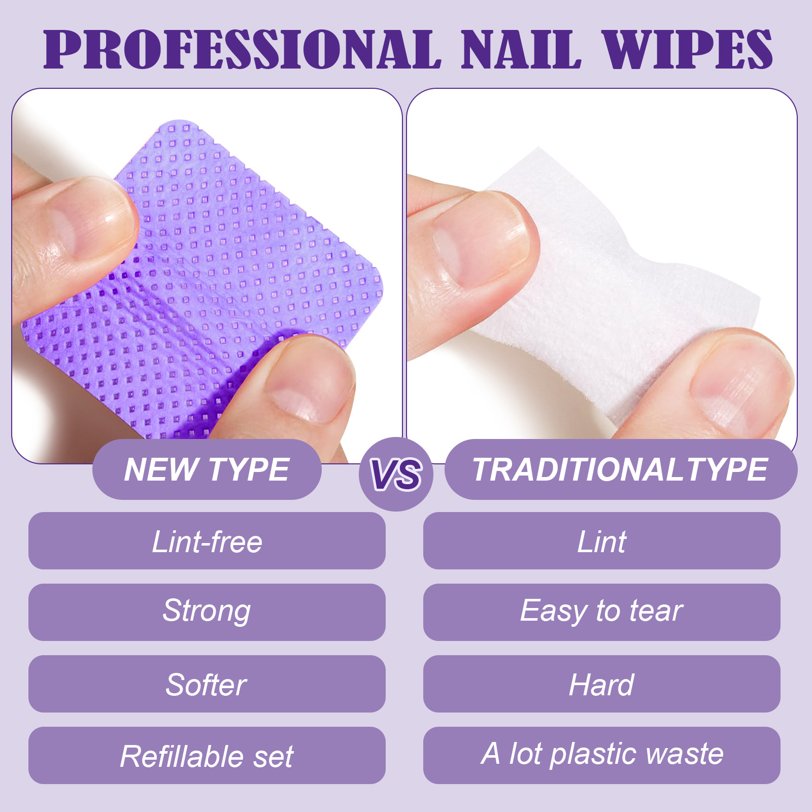 630/1200pcs Lint-Free Gel Nail - đánh giá và giá Hair Care Gel