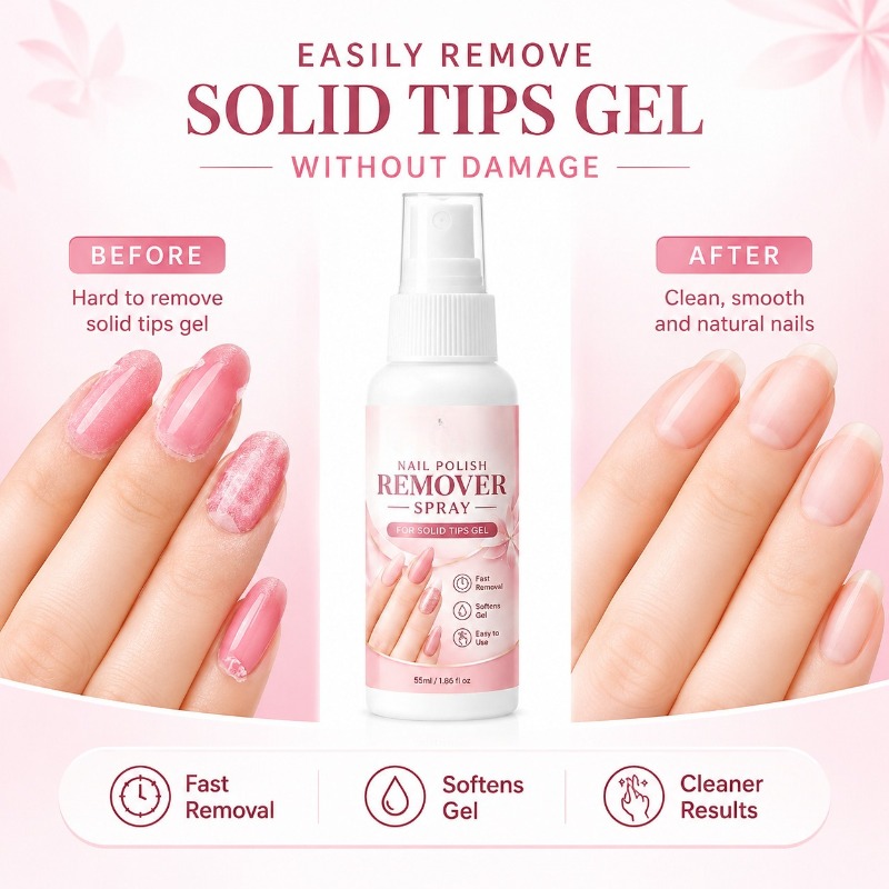 Nail Remover Spray Solid Nail  - đánh giá và giá Hair Care Gel