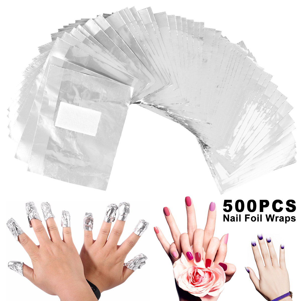 500/1000Pcs Aluminium Foil Gel - đánh giá và giá Hair Care Gel