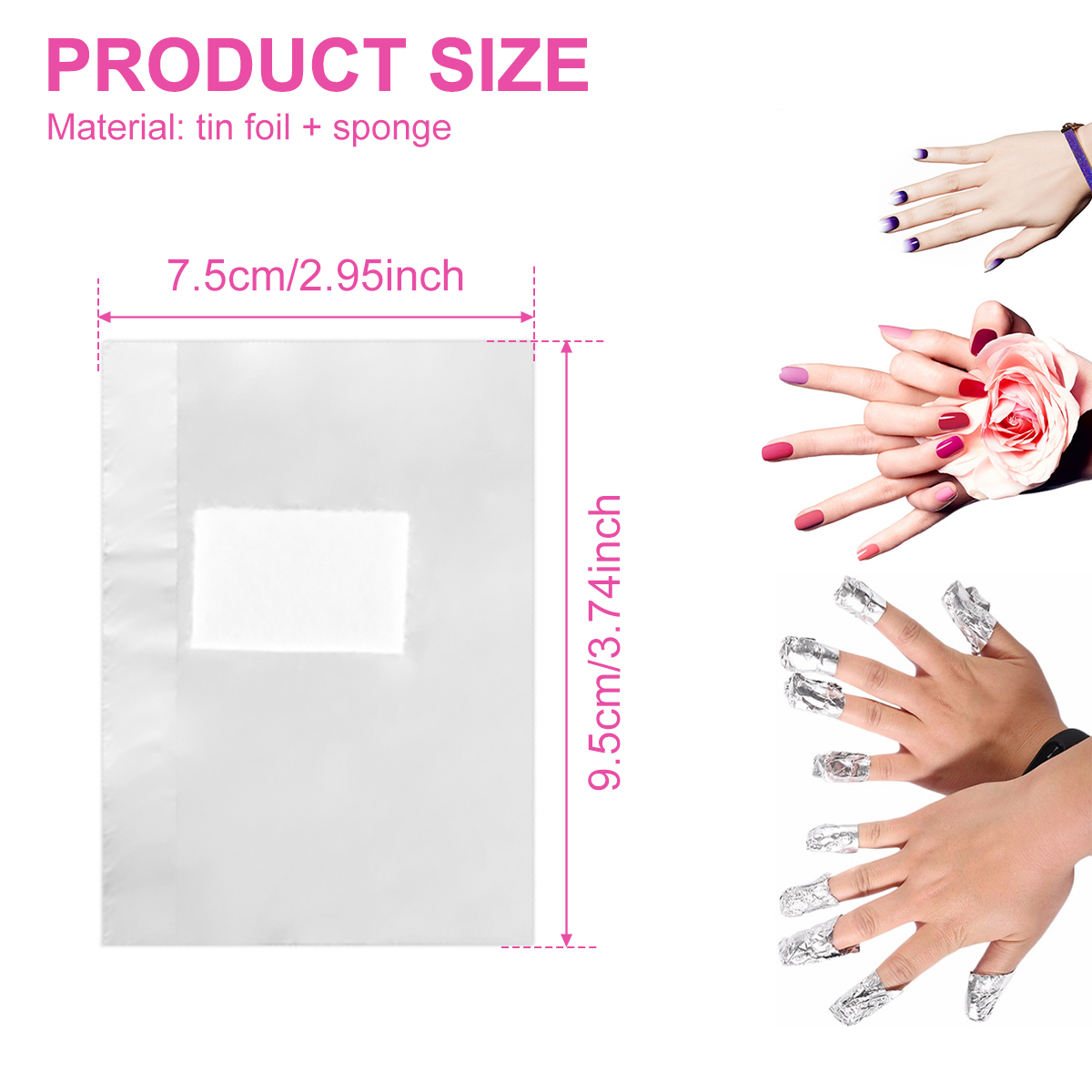 500/1000Pcs Aluminium Foil Gel - đánh giá và giá Hair Care Gel