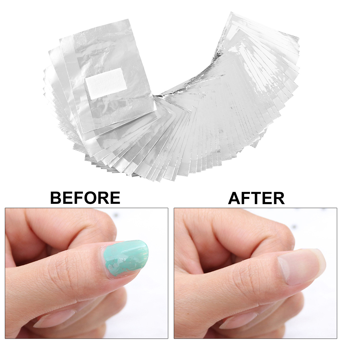 500/1000Pcs Aluminium Foil Gel - đánh giá và giá Hair Care Gel