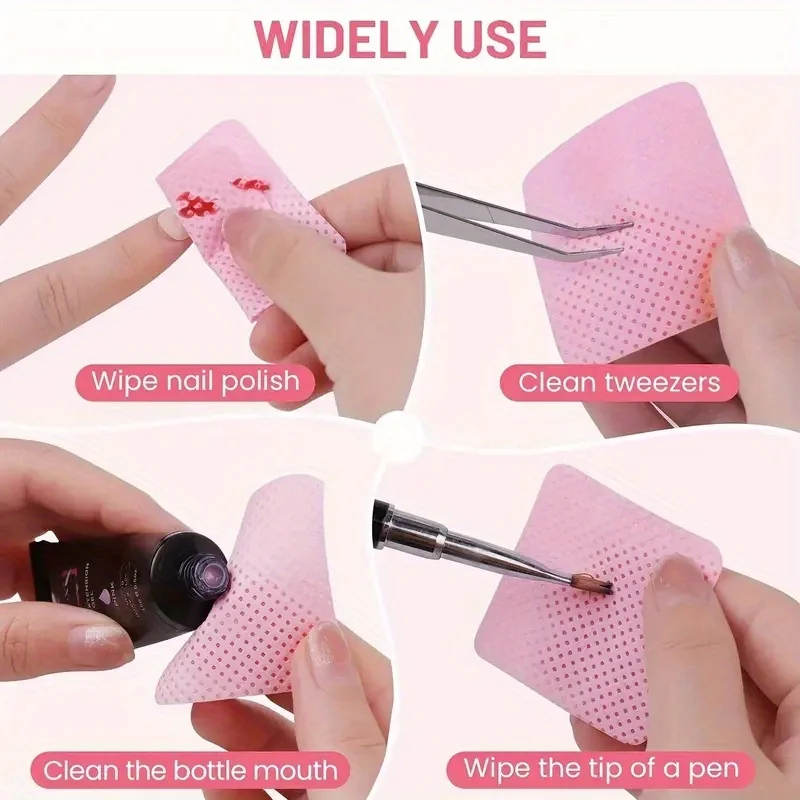 20/600pcs Lint-Free Nail Wipes - đánh giá và giá Hair Care Gel