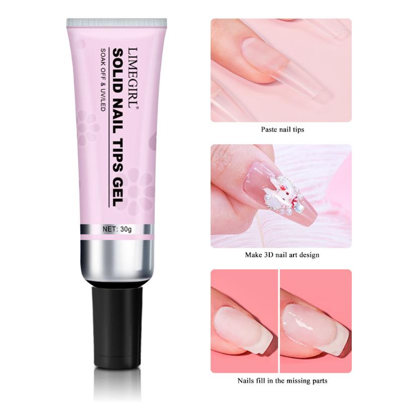 30g Soft Transparent Nail Tips - đánh giá và giá Hair Care Gel