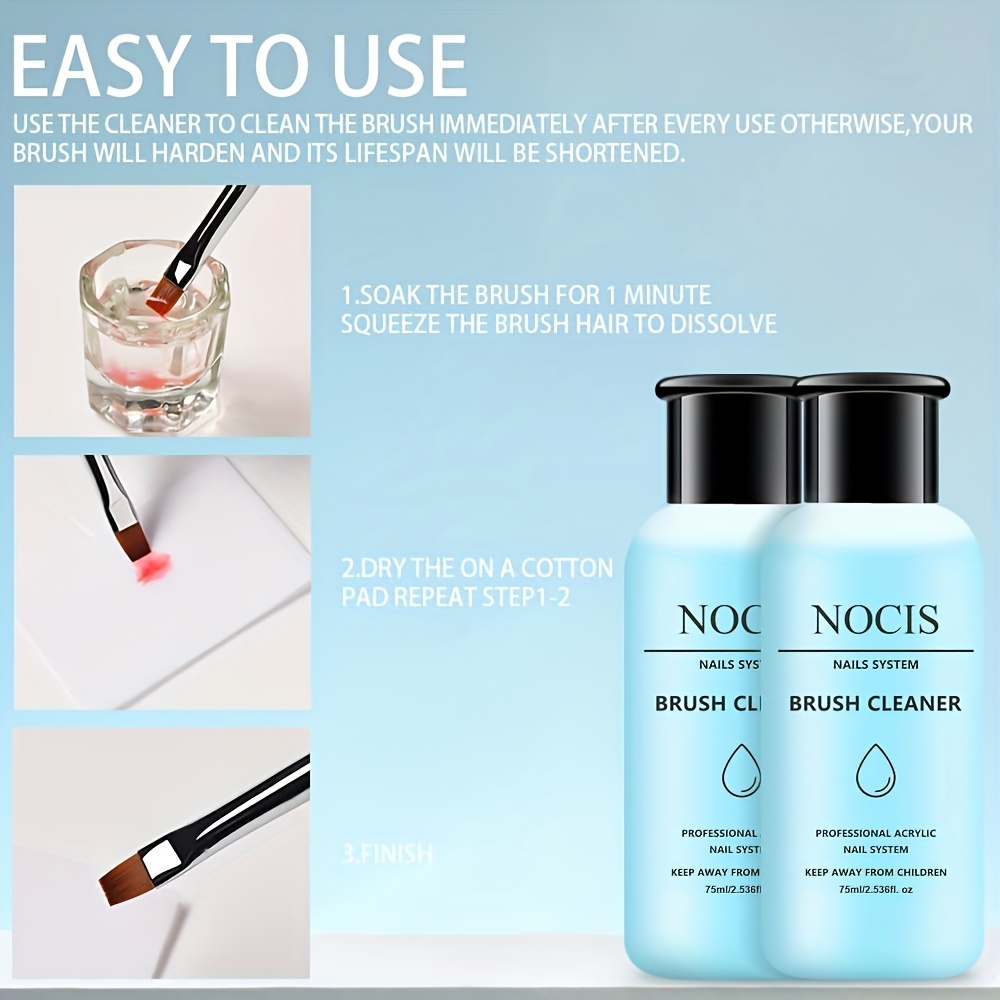 NOCIS 75ml Acrylic Nail Brush  - đánh giá và giá Hair Care Gel